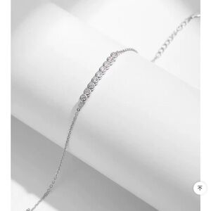 New GRA Certified Moissanite Diamond Bracelet, tcw .54 carats